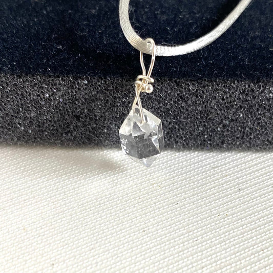 Pendente Diamante di Herkimer A1