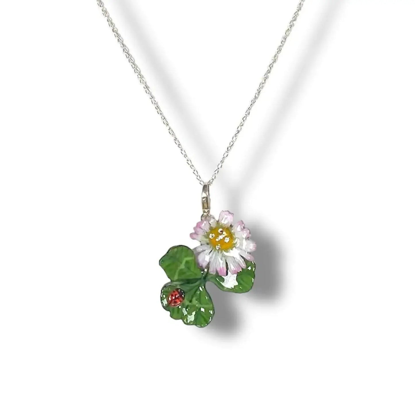 Collana con quadrifoglio e Margherita