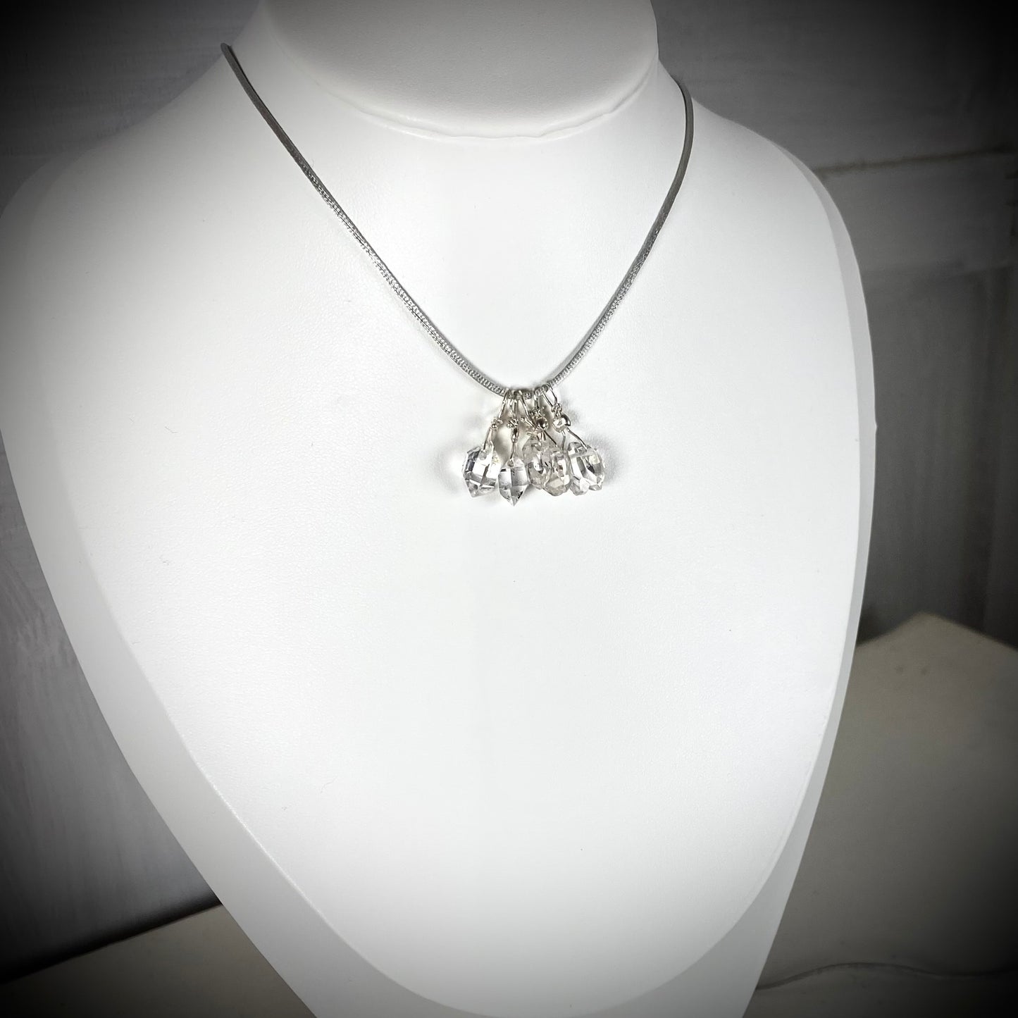 Pendente Diamante di Herkimer A1