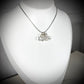 Collana Diamante di Herkimer e gancio in argento925. C1