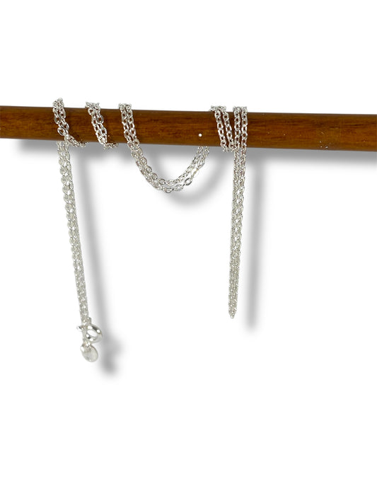 Catenina in argento 925, 45 cm