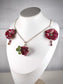 Completo in argento orecchini e collier,